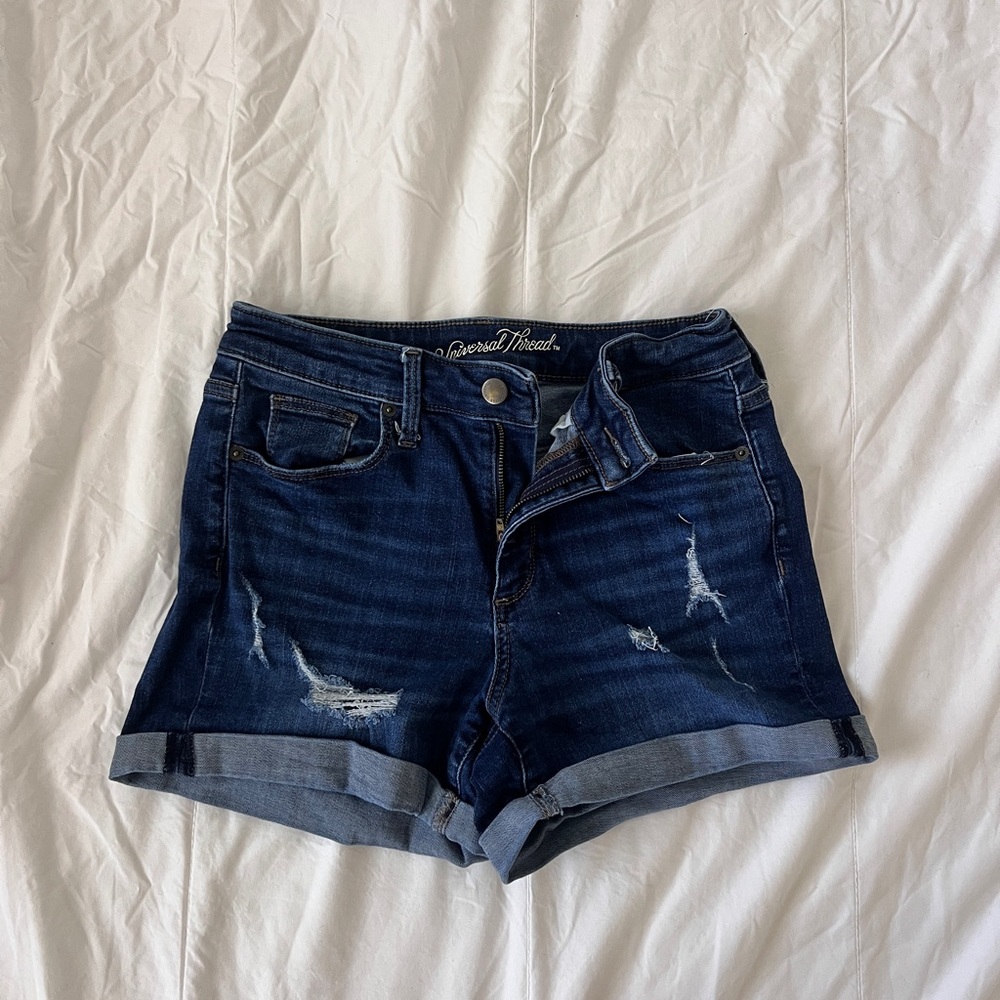 Women's Blue Denim Shorts